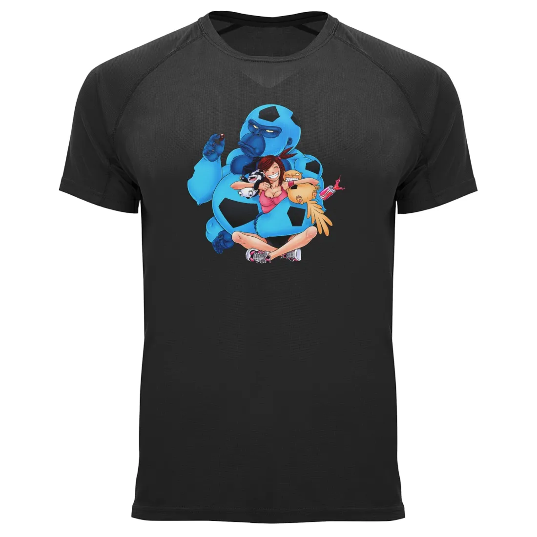 T-Shirt Technique en Tissu Control Dry (anti-transpirant)